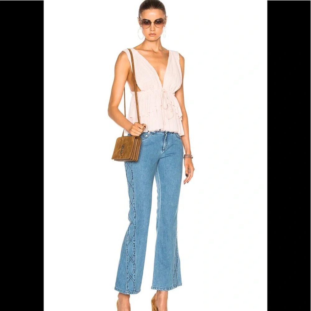 NWT See By Chloe Ruffle Top - Picture 1 of 8